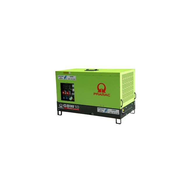 Groupe insonorisé diésel PRAMAC GBW10 10 kVA