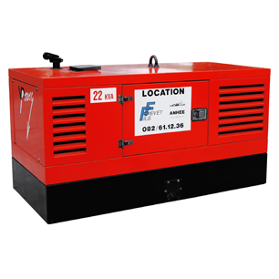 Groupe insonorisé diésel IVECO 22kVA