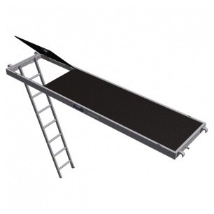 Plancher échaffaudage ( Trappe + échelle )