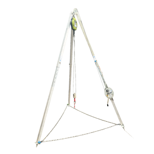 Trépied alu avec treuil de levage